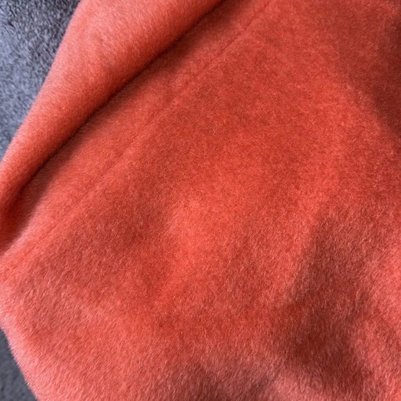 POUR LILLI ANN’S PARIS MOHAIR PETITE SWING COAT VINTAGE 50’s RARE PUMPKIN ORANGE - Picture 11 of 16